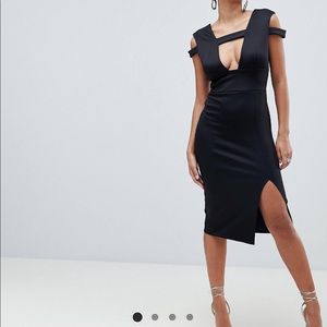 Asos cut out midi dress